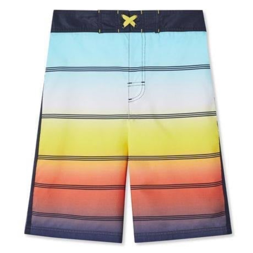 BRAND NEW boy youth george multi coloured swim shorts size M 7-8